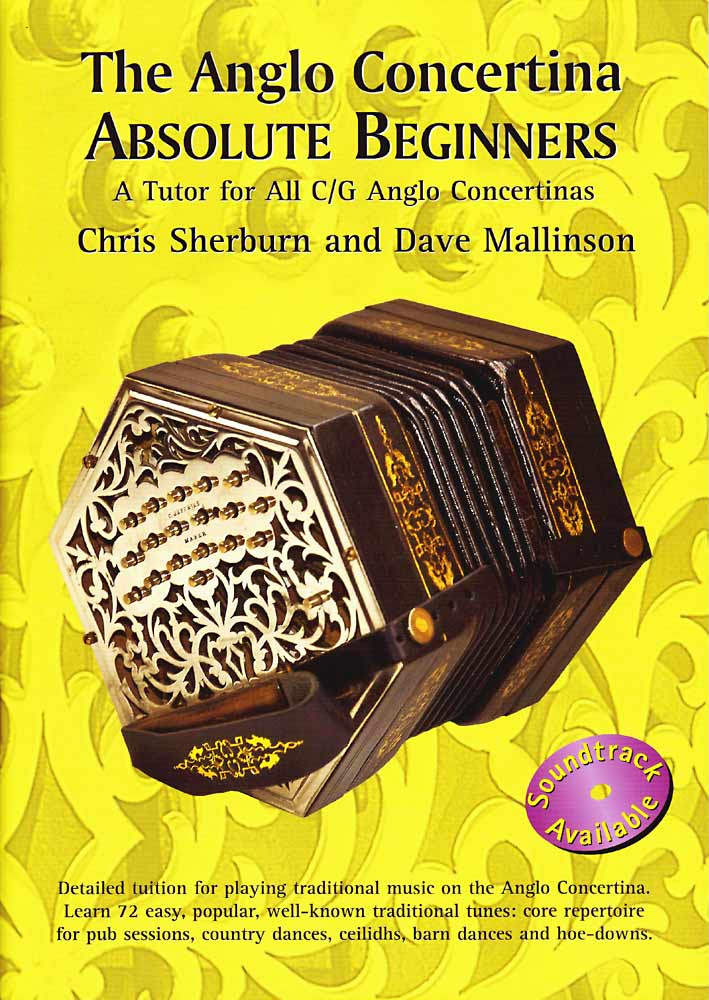 The C/G Anglo Concertina Book Absolute beginners tutor book by Chris Sherburn and Dave Mallinson