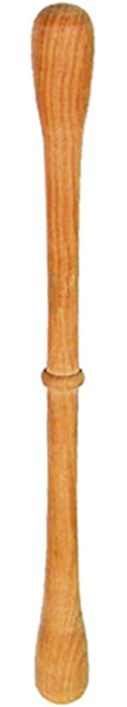 Glenluce Cocuswood Bodhran Beater, Ridge 24cm long bodhran tipper with central ridge