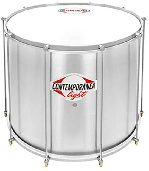 Contemporanea Surdo Light 20inch x 45cm Light, Aluminum Body, 6 Rods, Painted Tuning Rims