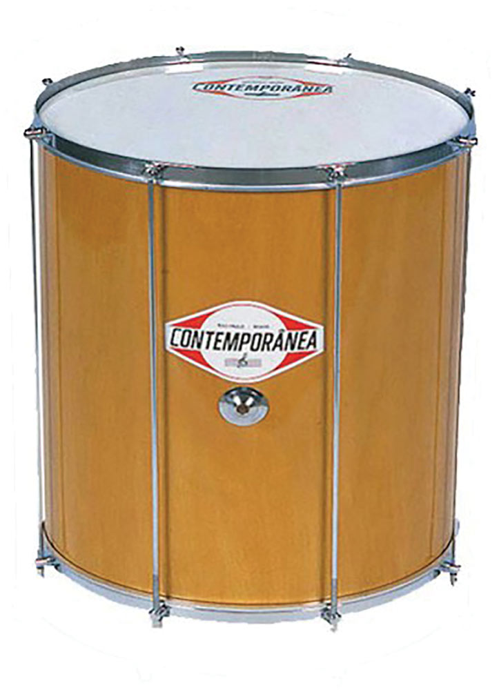 Contemporanea Surdo 14inch x 45cm. Wood Pro Pro. Series Wood Surdo, Warmer sound, 6 Tuning rods