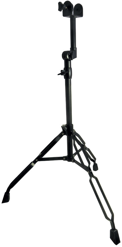 Viking ABS-100 Bongo Stand, Black Adjustable stand to fit a set of bongos