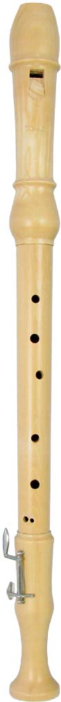 Meinel Tenor Recorder, Maple Wood 1 key Natural maplewood finish in 3 parts, in cloth bag with joint grease & mop