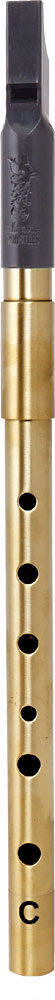 Nightingale High C Whistle, Tuneable Brass