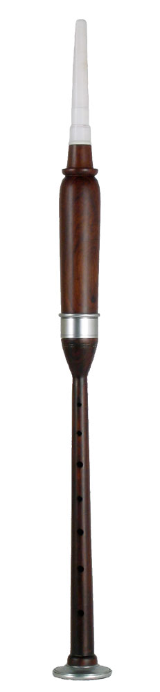 Glenluce Practice Chanter, Walnut &Al Walnut with aluminum mounts. In Bb. Complete with reed