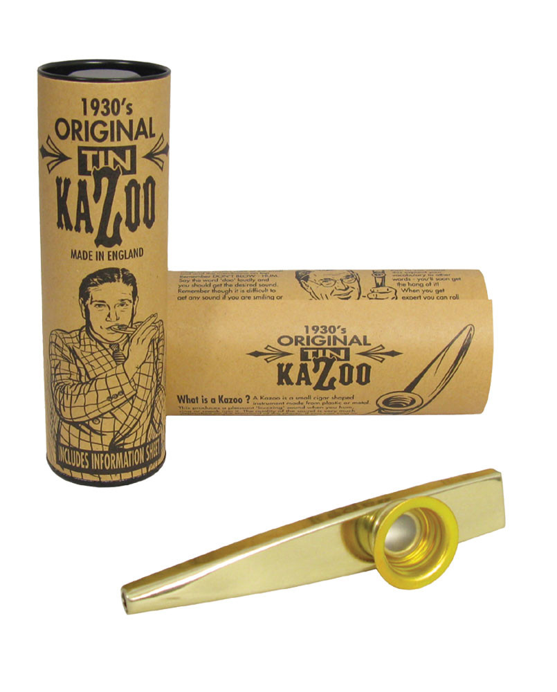 Clarke Metal Kazoo, Gold Color Comes with display tube and information sheet