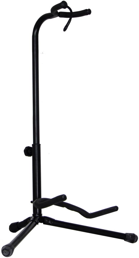 Viking VA-5205 Guitar Stand, Neck Support Tri style based with neck support for acoustic guitars. Height 40-70cm