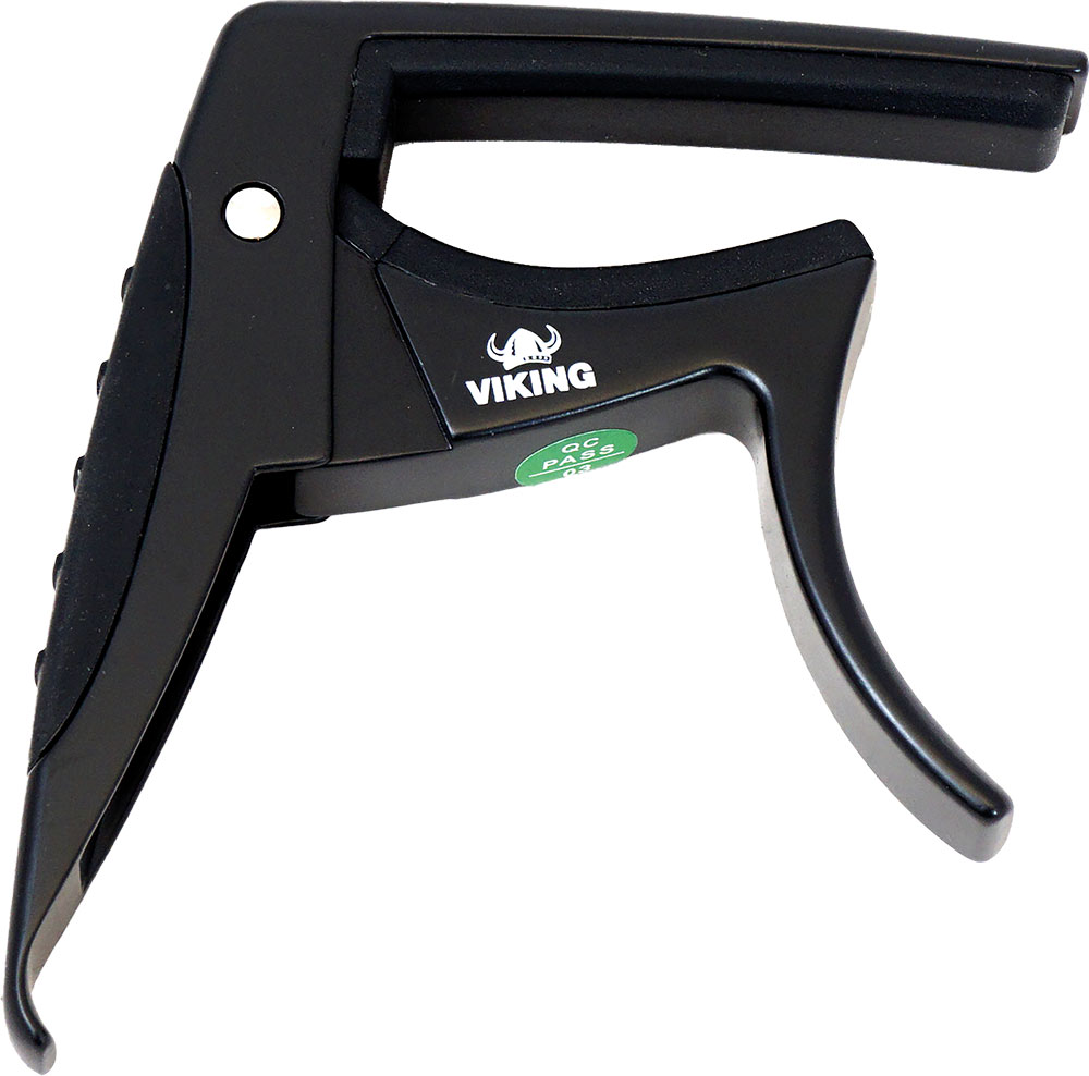 Viking VGA-5200K Acoustic Guitar Capo, Black Made from Aluminum alloy with a black matt finish