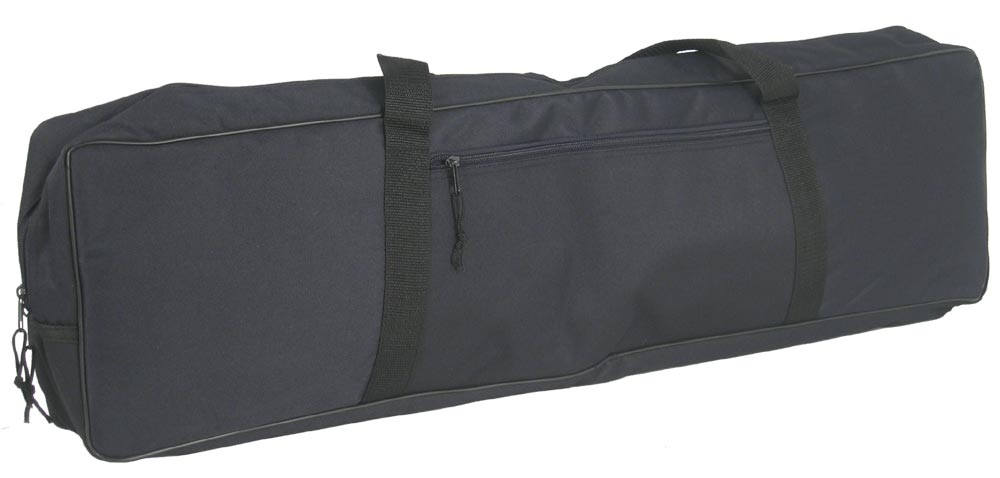 Viking VDB-20 Appalachian Dulcimer bag Tough 600D black nylon outer with 20mm padding. Plush red lining