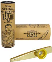 Clarke Metal Kazoo, Gold Color Comes with display tube and information sheet