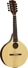 Ashbury Rathlin Walnut Mandolin Solid Alaskan spruce top with walnut back and sides. Simple satin finish