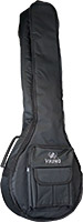 Viking VBZB-20 Deluxe Irish Bouzouki Bag Tough 600D black nylon outer with 15mm padding. Plush red lining