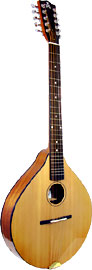 Ashbury Style E Cittern, 10 string Solid Alaskan sitka spruce top. Solid African sapele back and sides