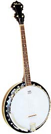 Ashbury AB-35-T Tenor Banjo, Mahogany Resonator