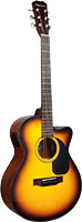 Blue Moon BG-34ET Electro Acoustic Guitar, S/B