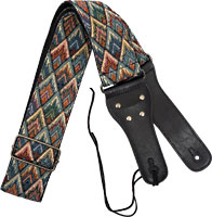 Viking VGS-51 Woven Guitar Strap. Diamonds